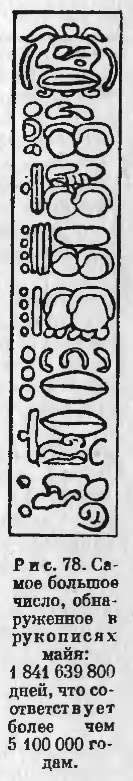 Самое большое число, обнаруженное в рукописях майя